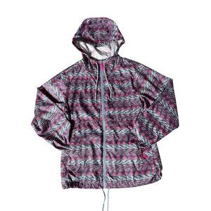 $15 WHEN BUNDLED Columbia Women’s Size Small Printed Hooded Windbreaker